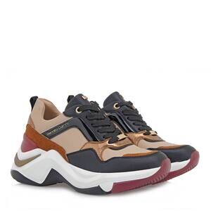 NEW RENATO GARINI women's platform fall sneaker in multicolor